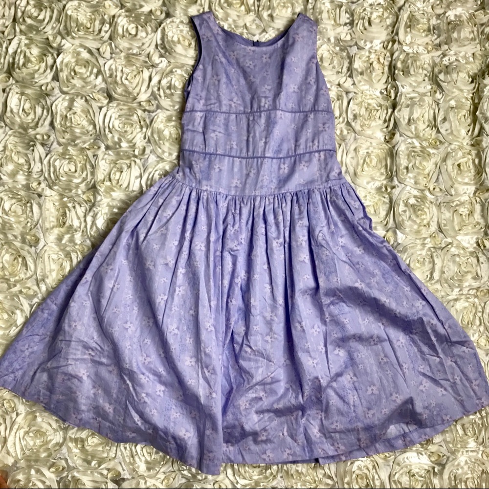 American Girl Big Girl Springtime Purple Dress
